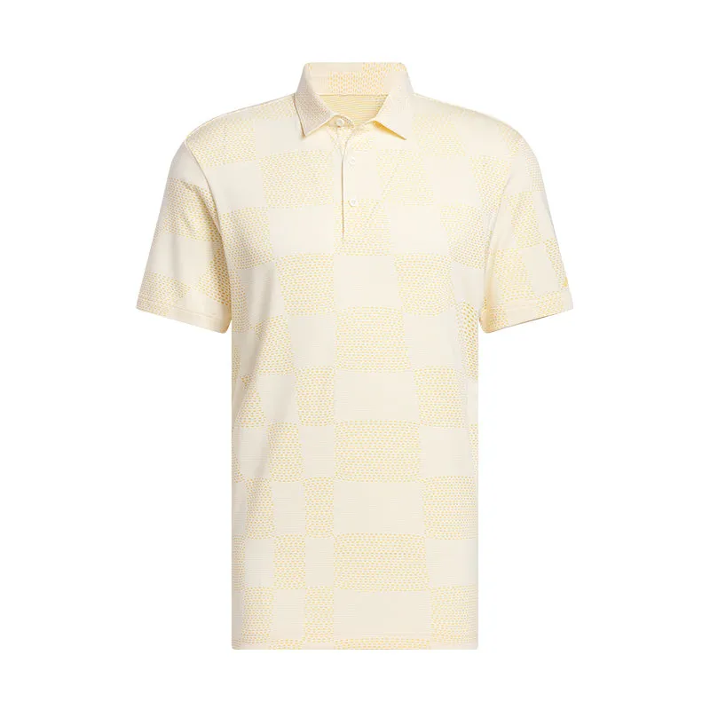 ADIDAS Ultimate365 Textured Men's Polo (Ivory)