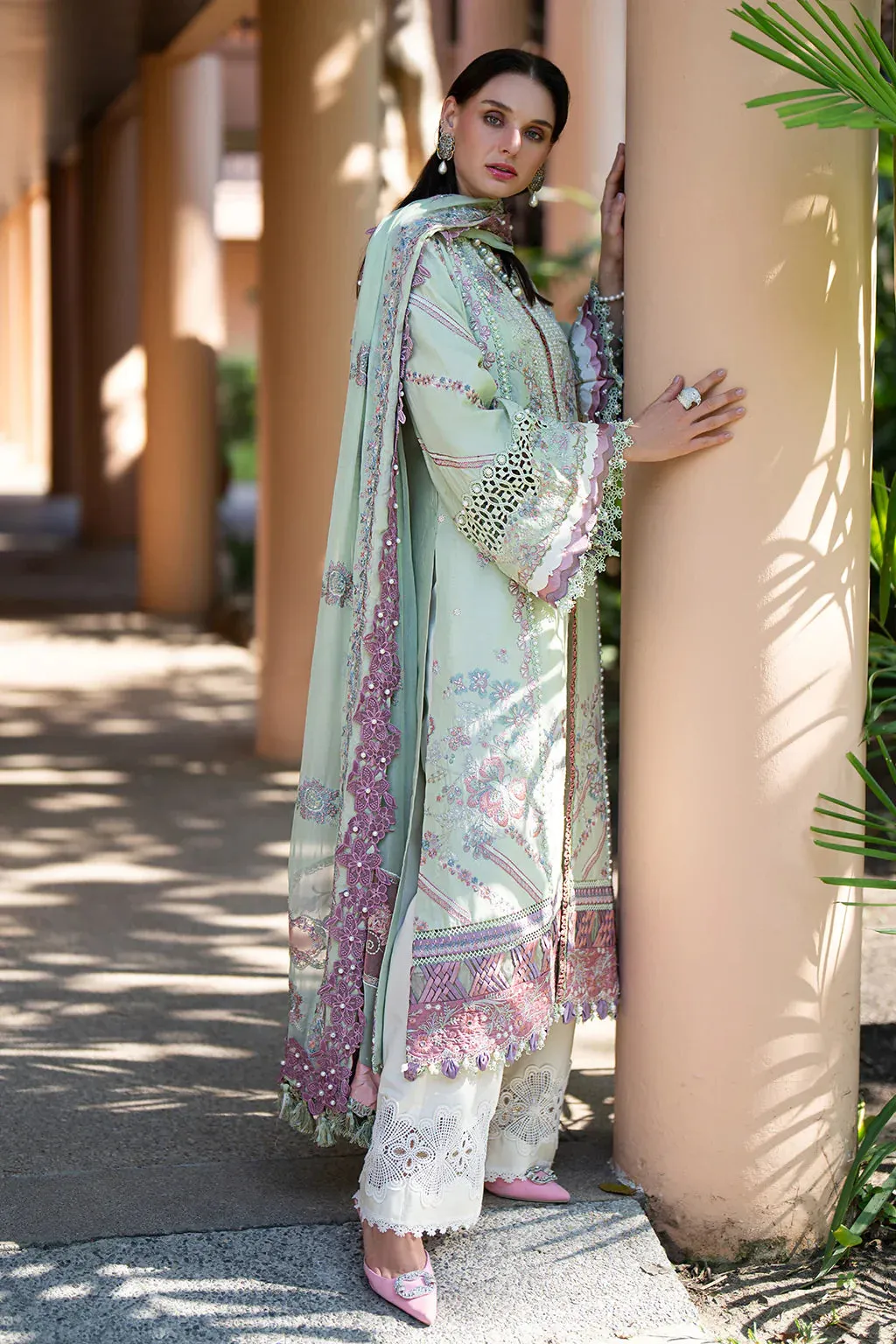 AJR Couture | Alif Signature Luxury Lawn 24 | Aura