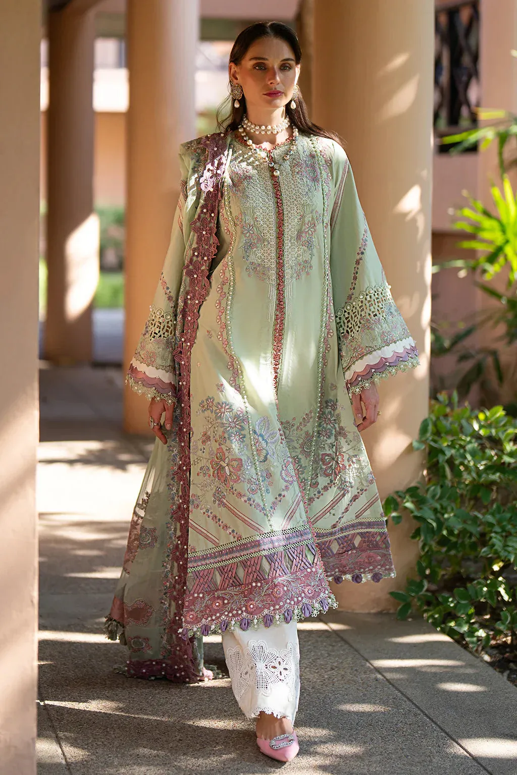 AJR Couture | Alif Signature Luxury Lawn 24 | Aura