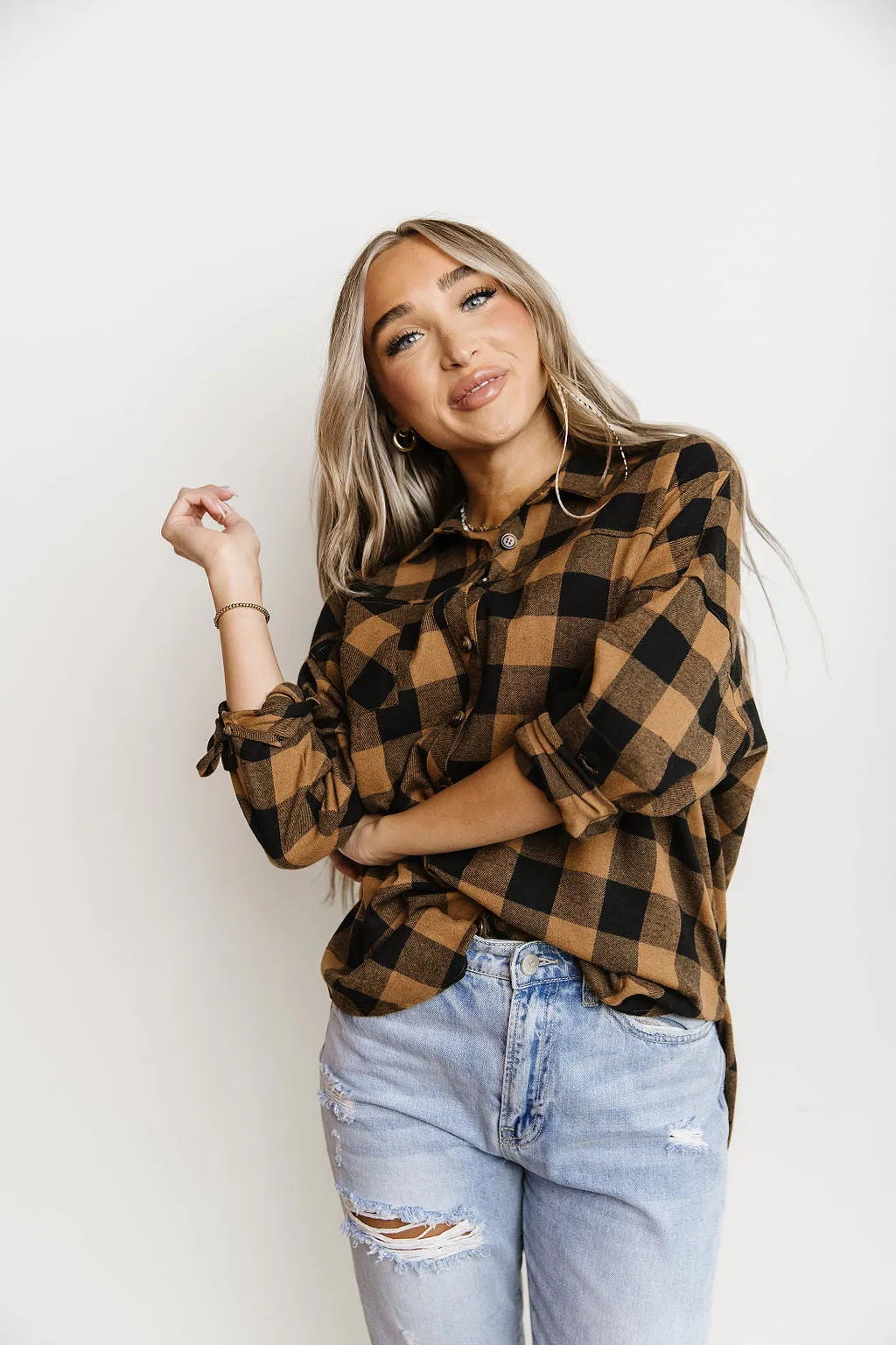 Ampersand Avenue Buffalo Plaid Flannel