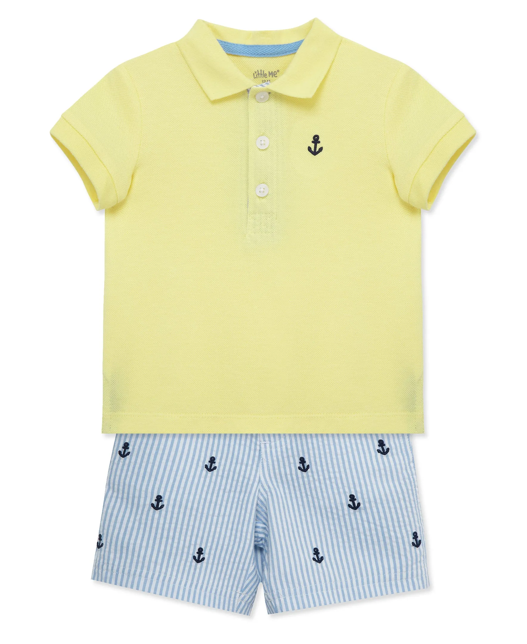 Anchor Polo Short Set (2T-4T)