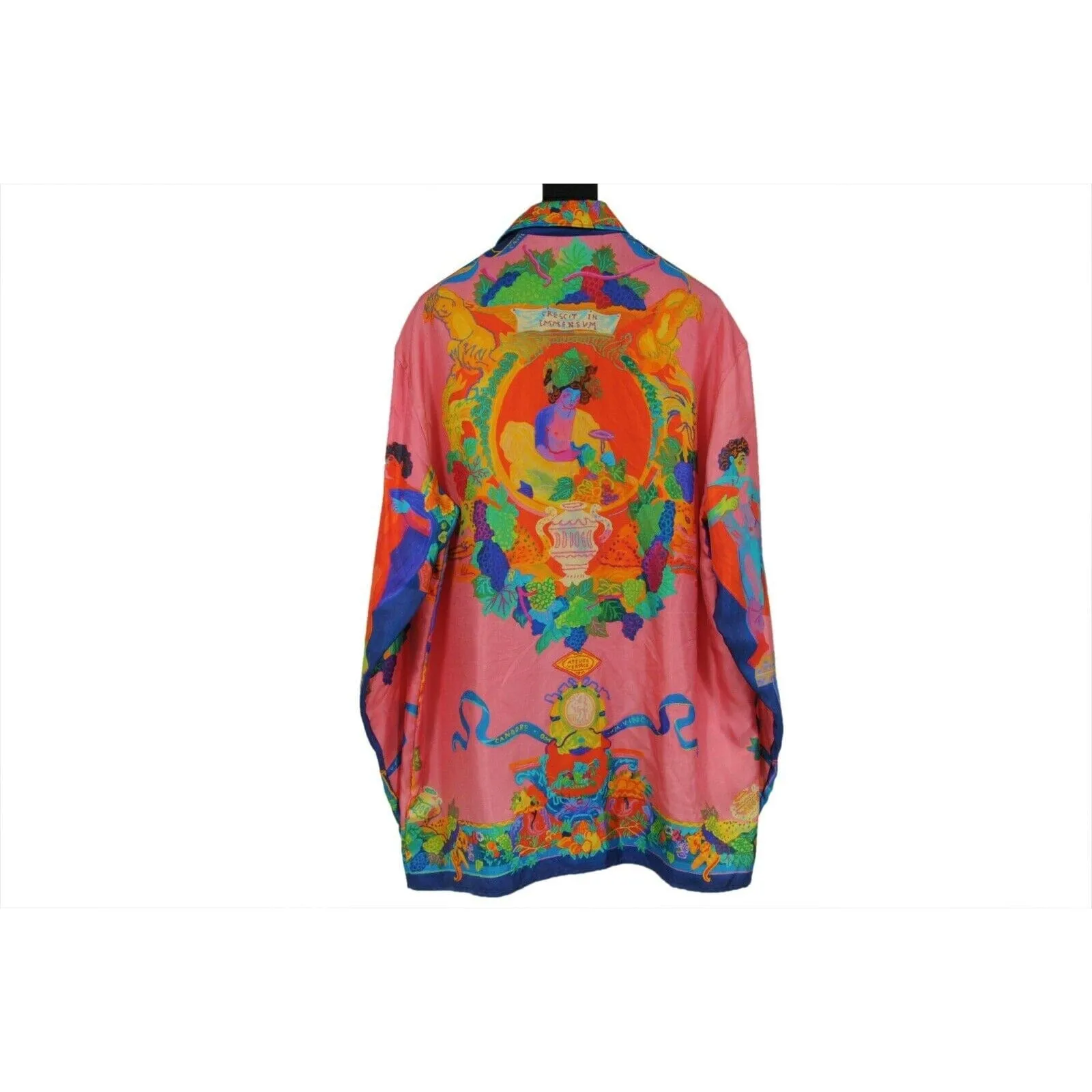 Andy Dixon Caravaggio Button Down Shirt Pink Silk Heritage