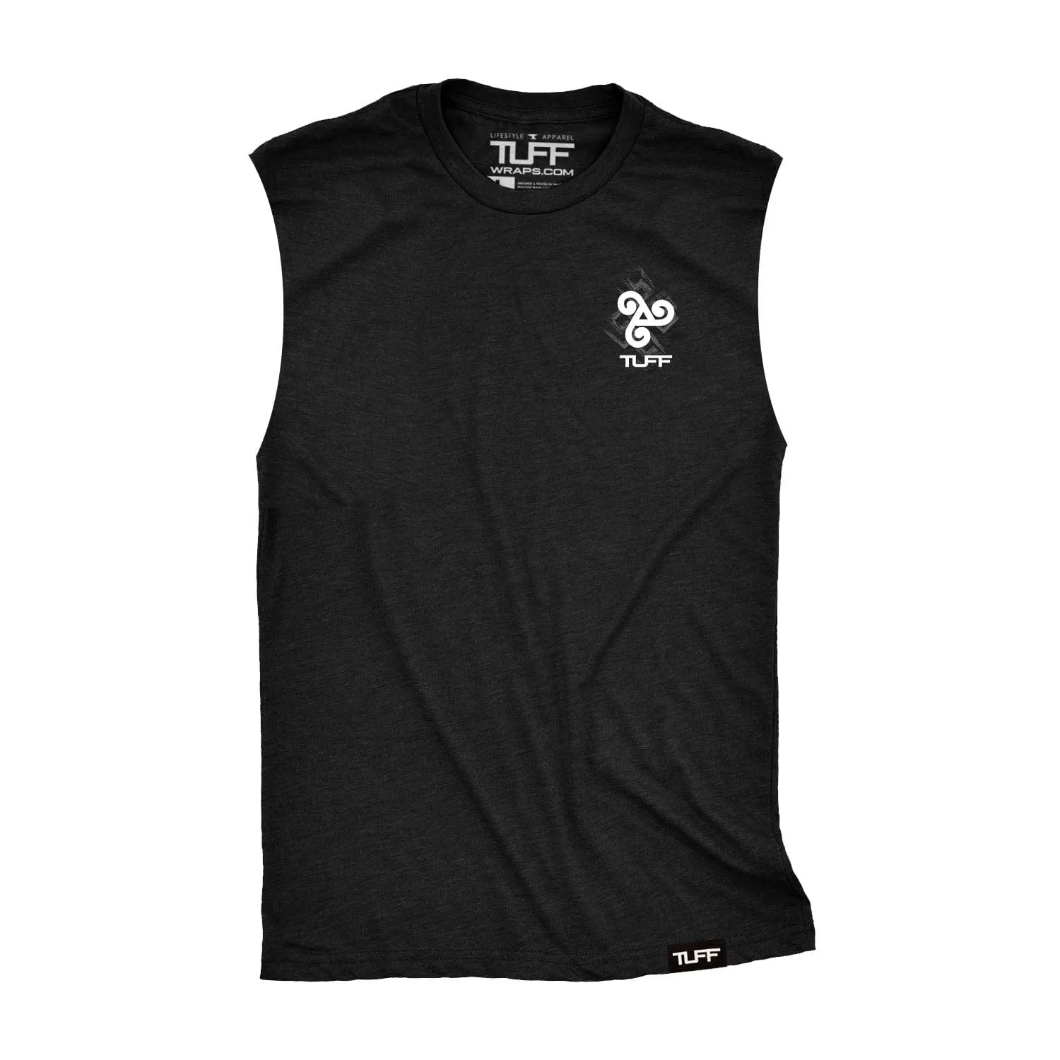 Angel of TUFF Raw Edge Muscle Tank