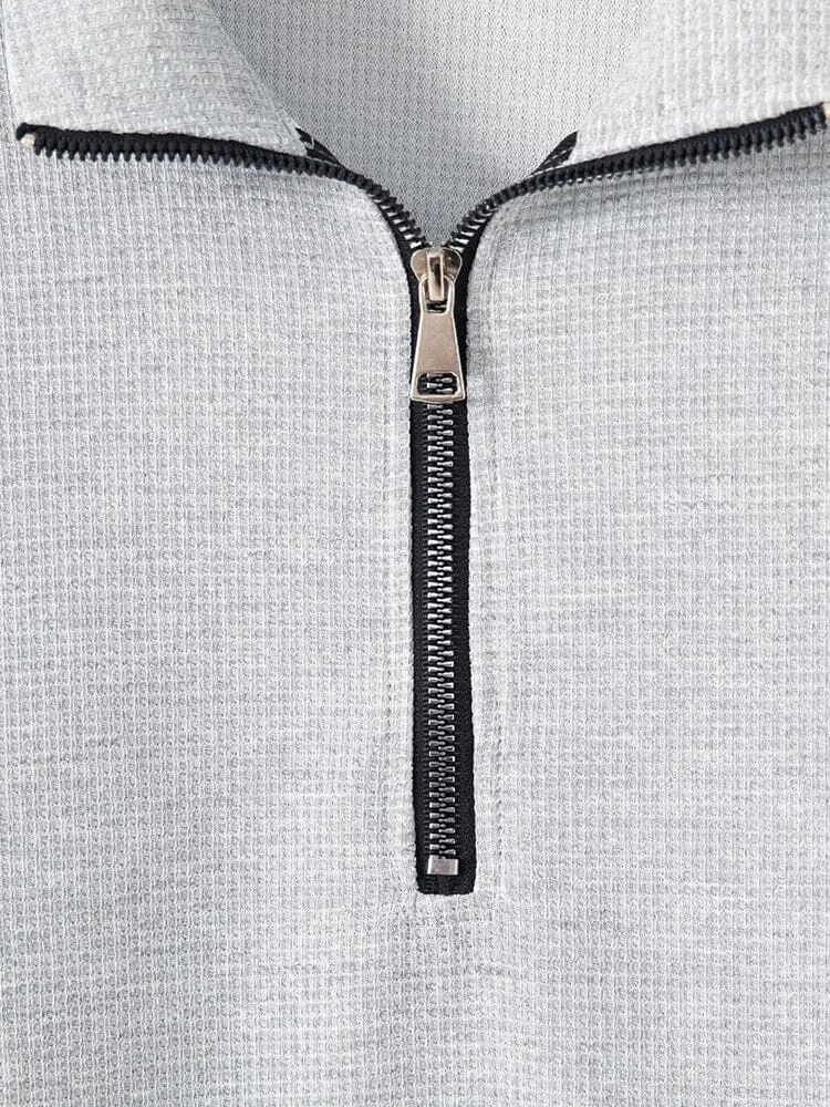 Athleisure Urban Fashion Waffle Matching Set