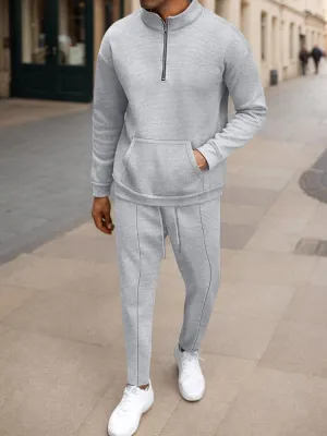 Athleisure Urban Fashion Waffle Matching Set
