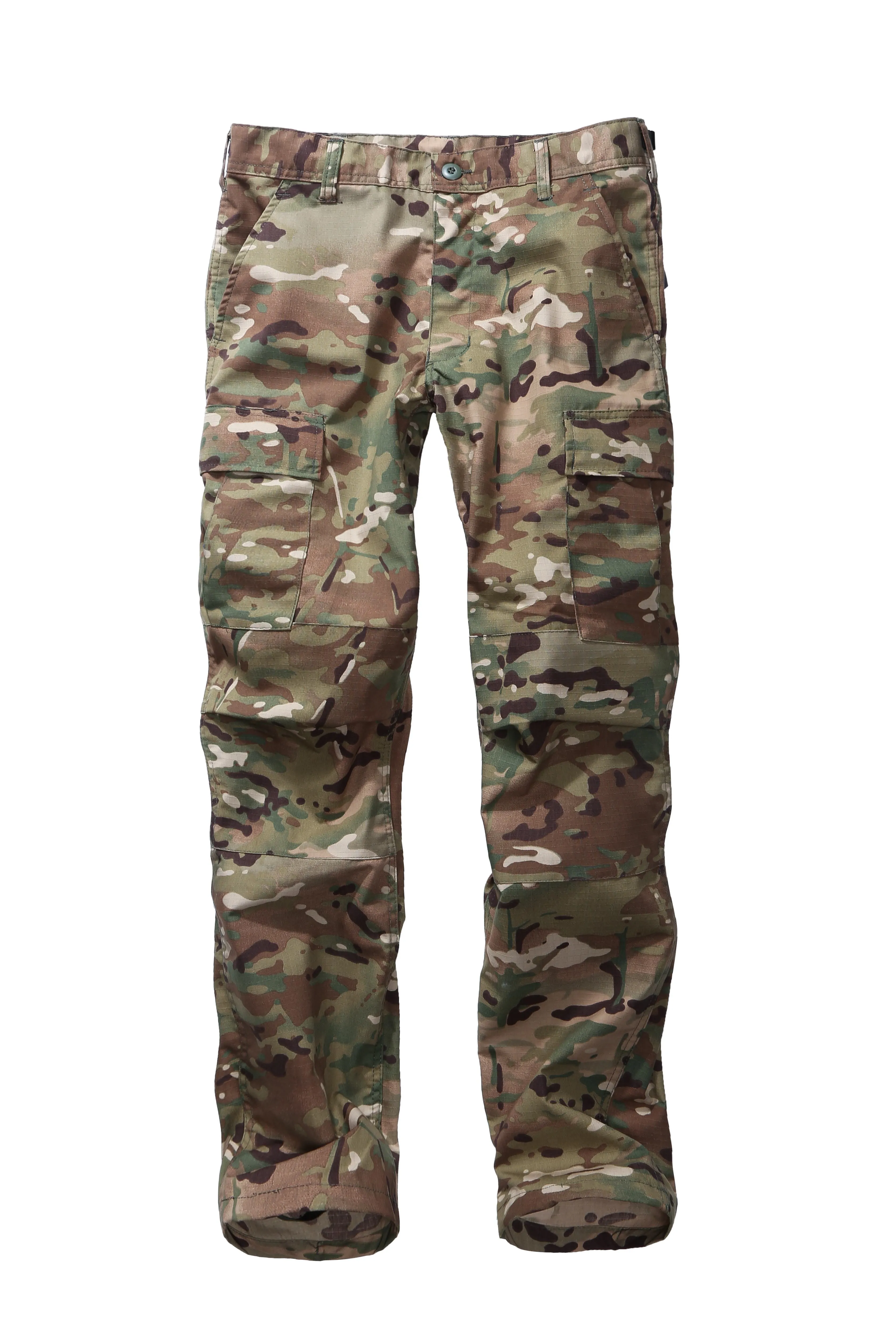 BACKBONE Mens Casual Cargo Pants Military Army Trousers BDU Pants Trousers with Zip Fly - Bright Camo and Solid Colors