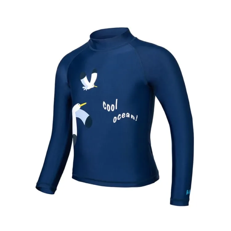 Barrel Kids Ball Rashguard-NAVY