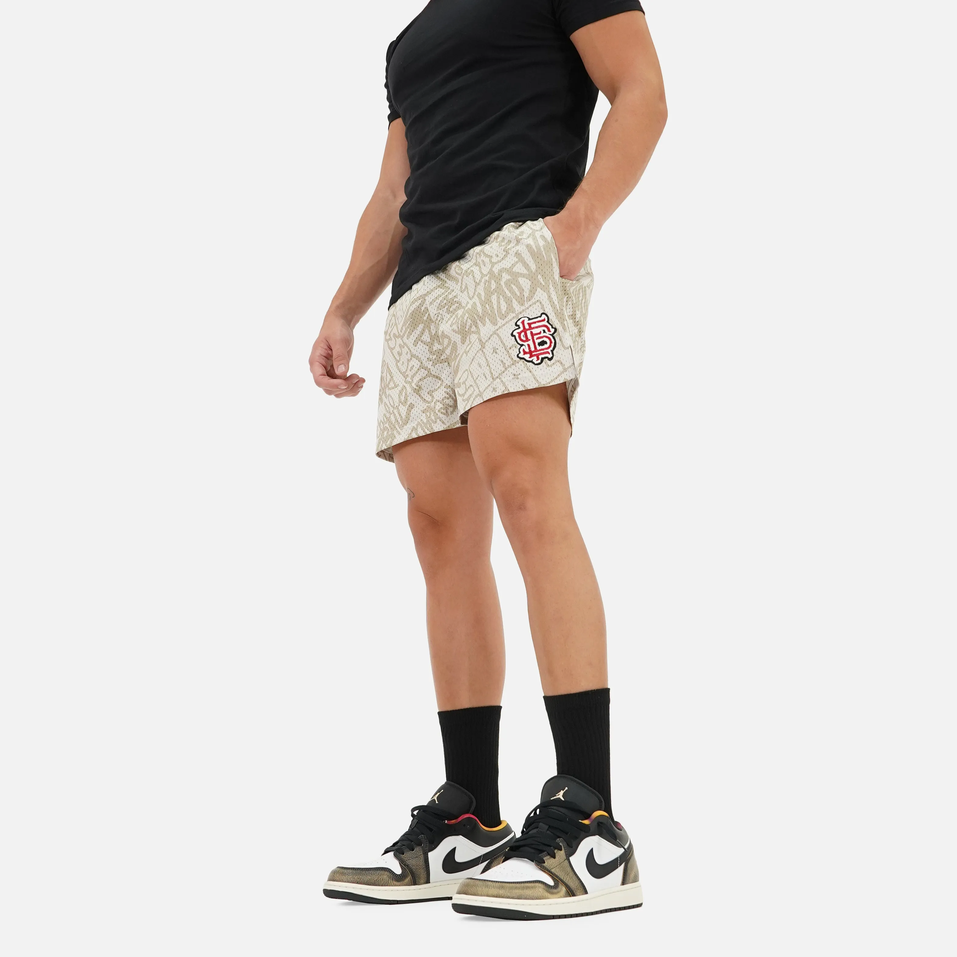 Baseball Sand Marker Shorts - 5"