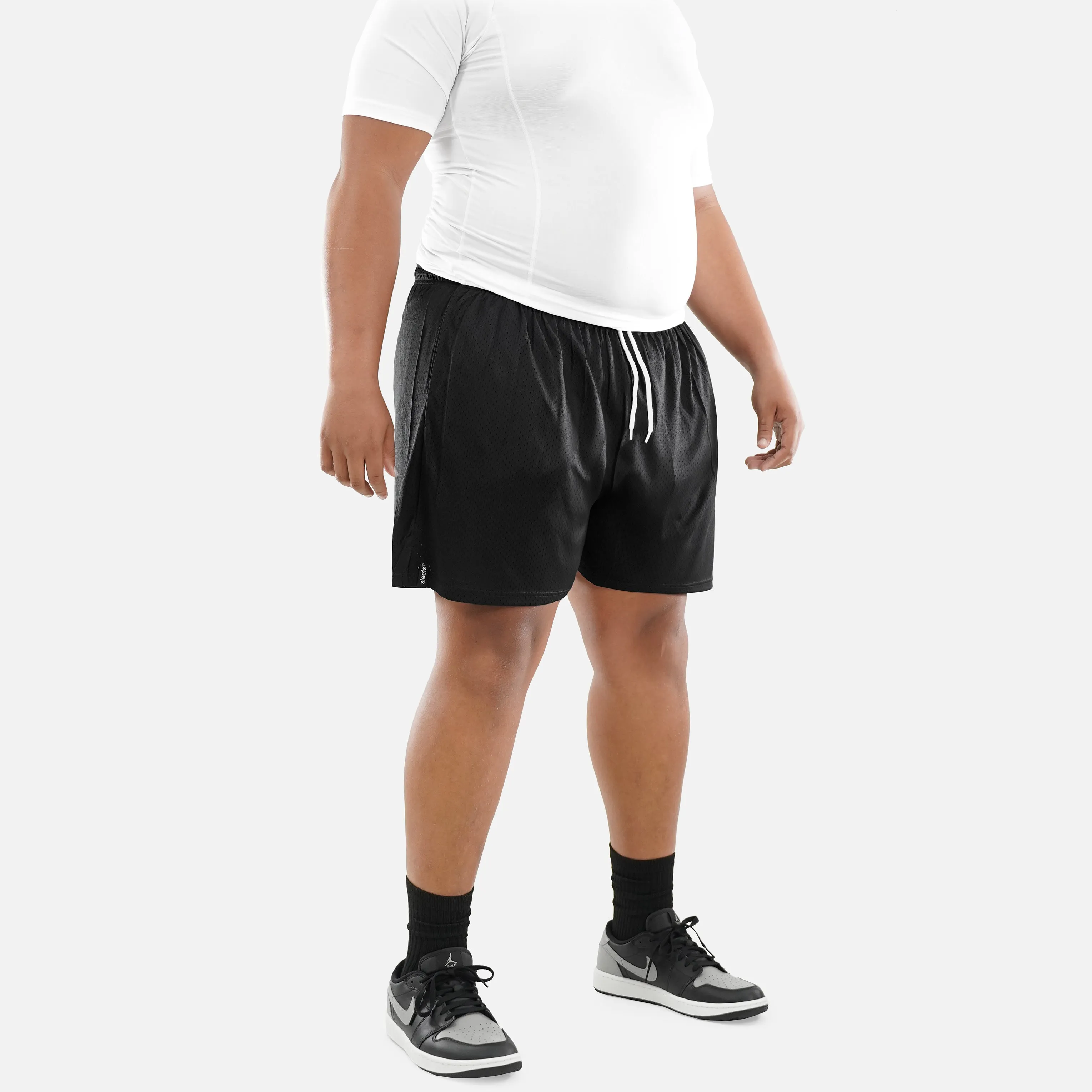 Basic Black Shorts - Big - 7"