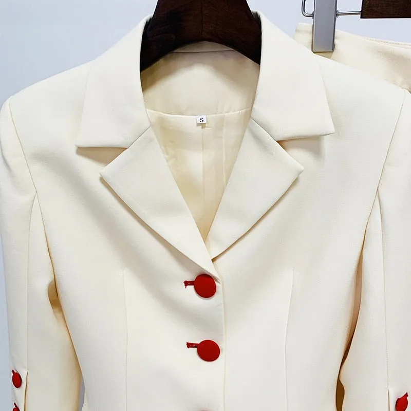 Blazer Single Breasted Set