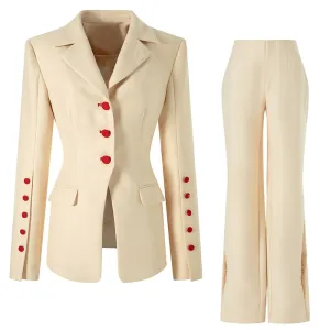 Blazer Single Breasted Set