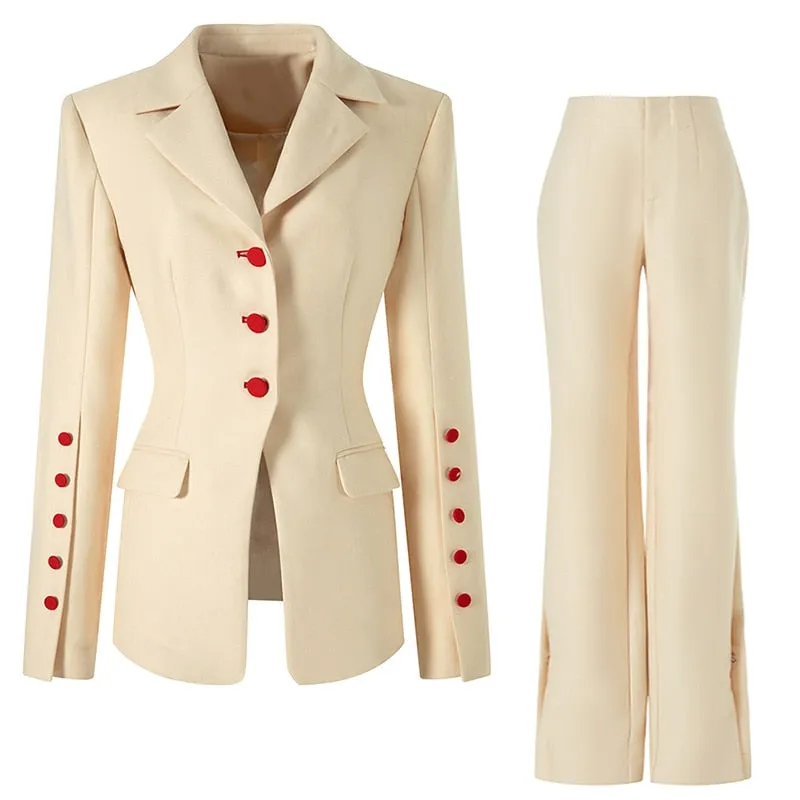 Blazer Single Breasted Set