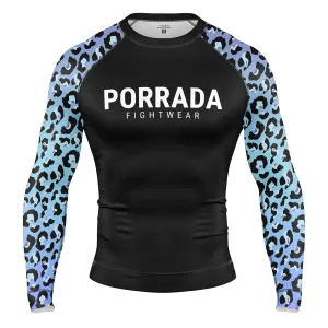 BLUE LEOPARD RASH GUARD