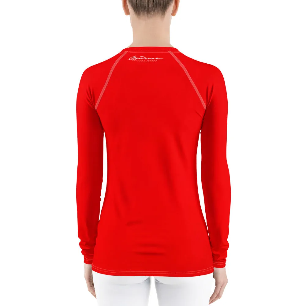 Breath of Fire Orange Long Sleeve Tops