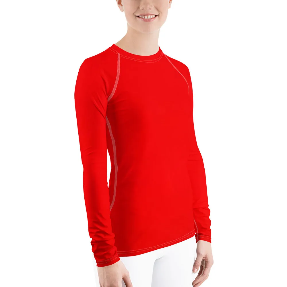 Breath of Fire Orange Long Sleeve Tops