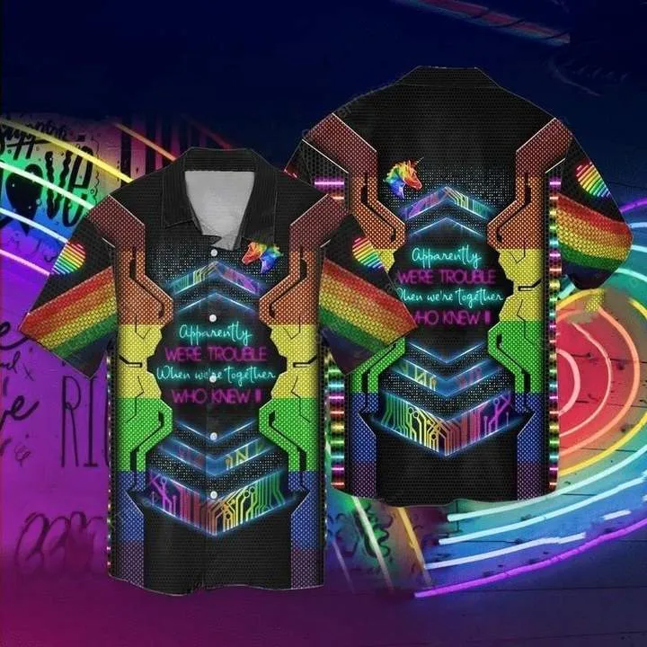 Candy Lips Lgbt Hawaiian Shirt For Gay And Lesbian Women, Hawaiian Shirts Gay, Women Hawaiian Shirts