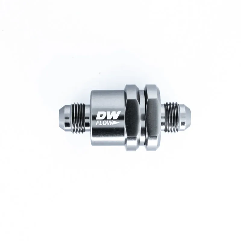 DeatschWerks 6AN Male Flare   6AN Male Flare One Way Check Valve