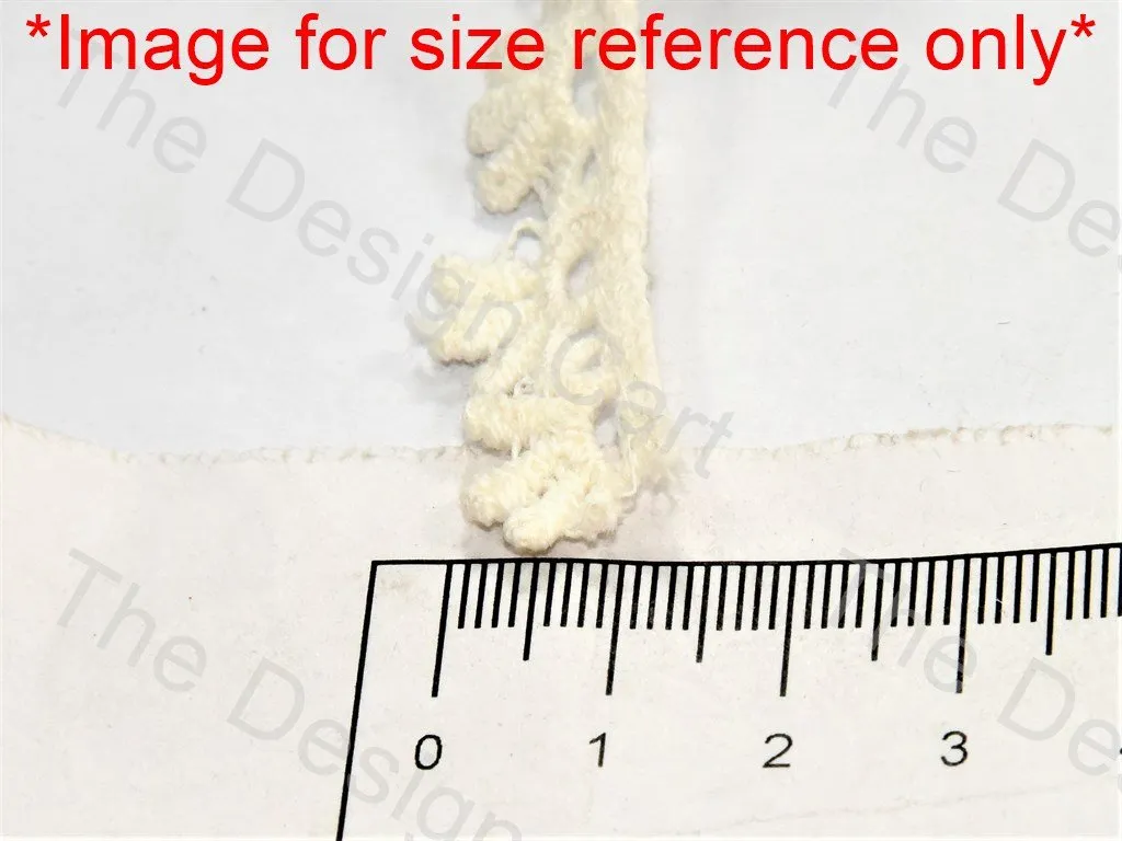 Dyeable Greige Design 50 Cotton Crochet Laces