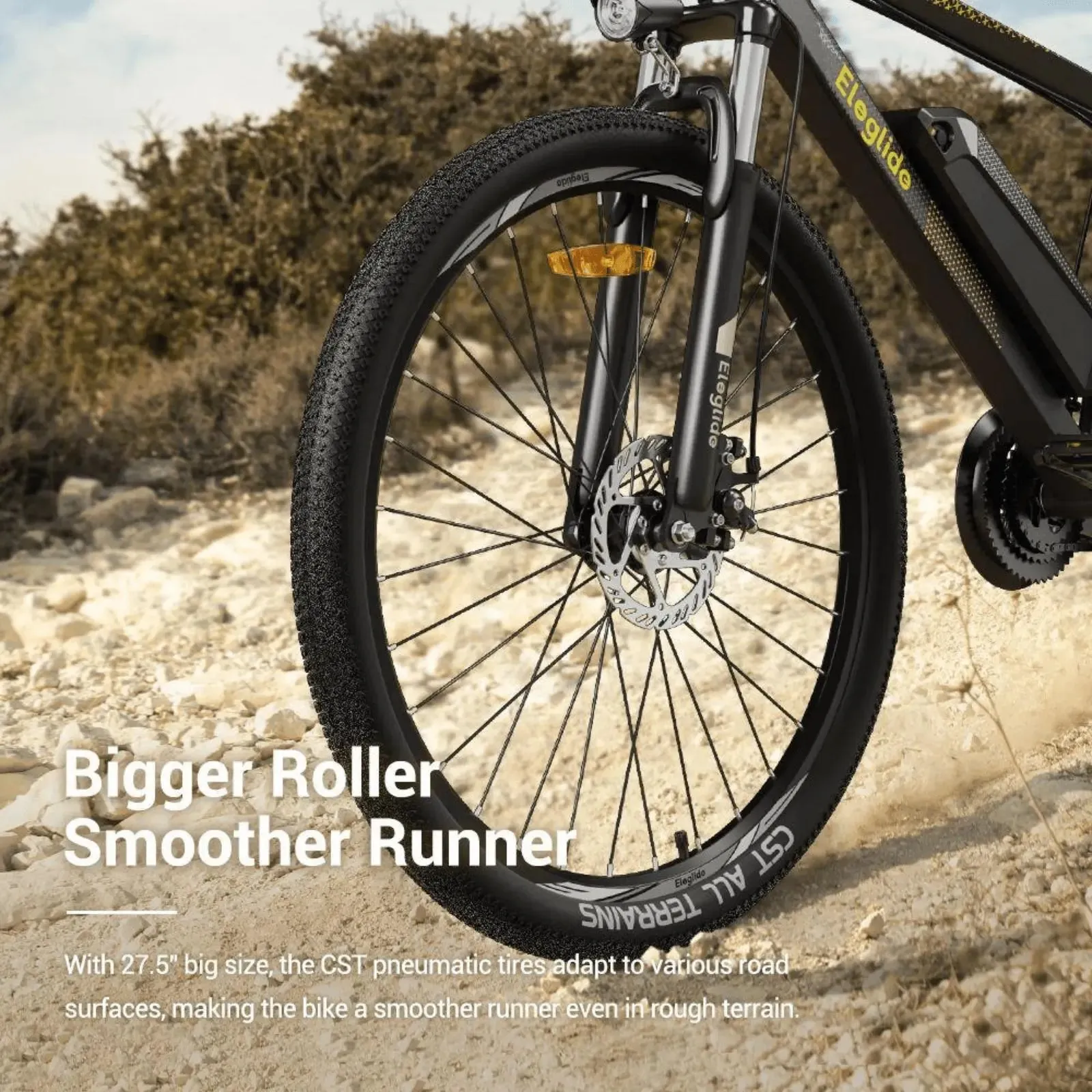 Eleglide M1 Plus Electric Mountain Bike 250W Black