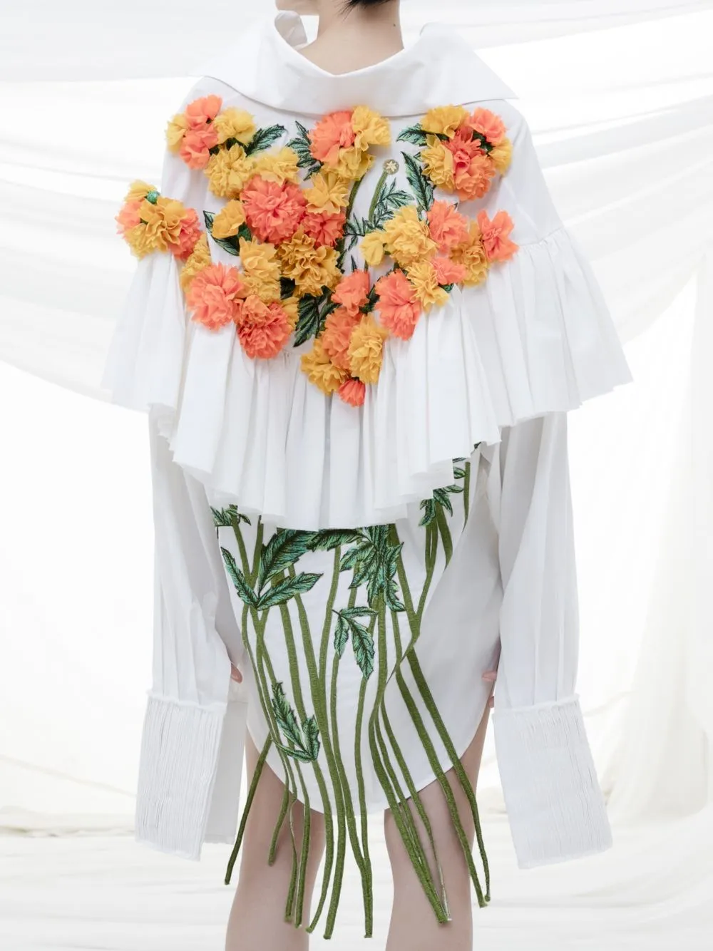 Embroidered Flower Dress