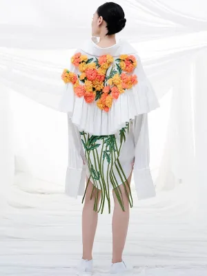 Embroidered Flower Dress