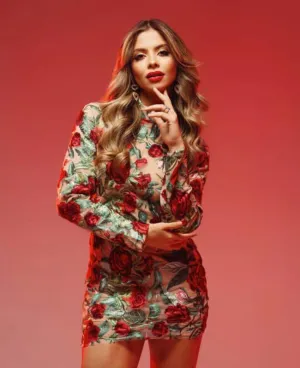 Embroidered Lace Dress - Julia