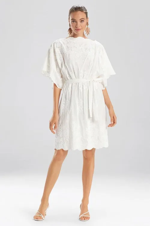 Embroidered Voile Dress
