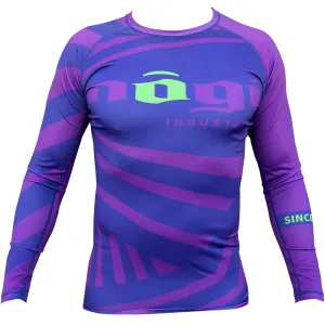Exeter Long Sleeve Rank Rash Guard - Purple by Nogi Industries