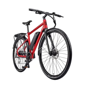 Ezego Commute EX Gents Electric Bike Matt Metallic Red 250W