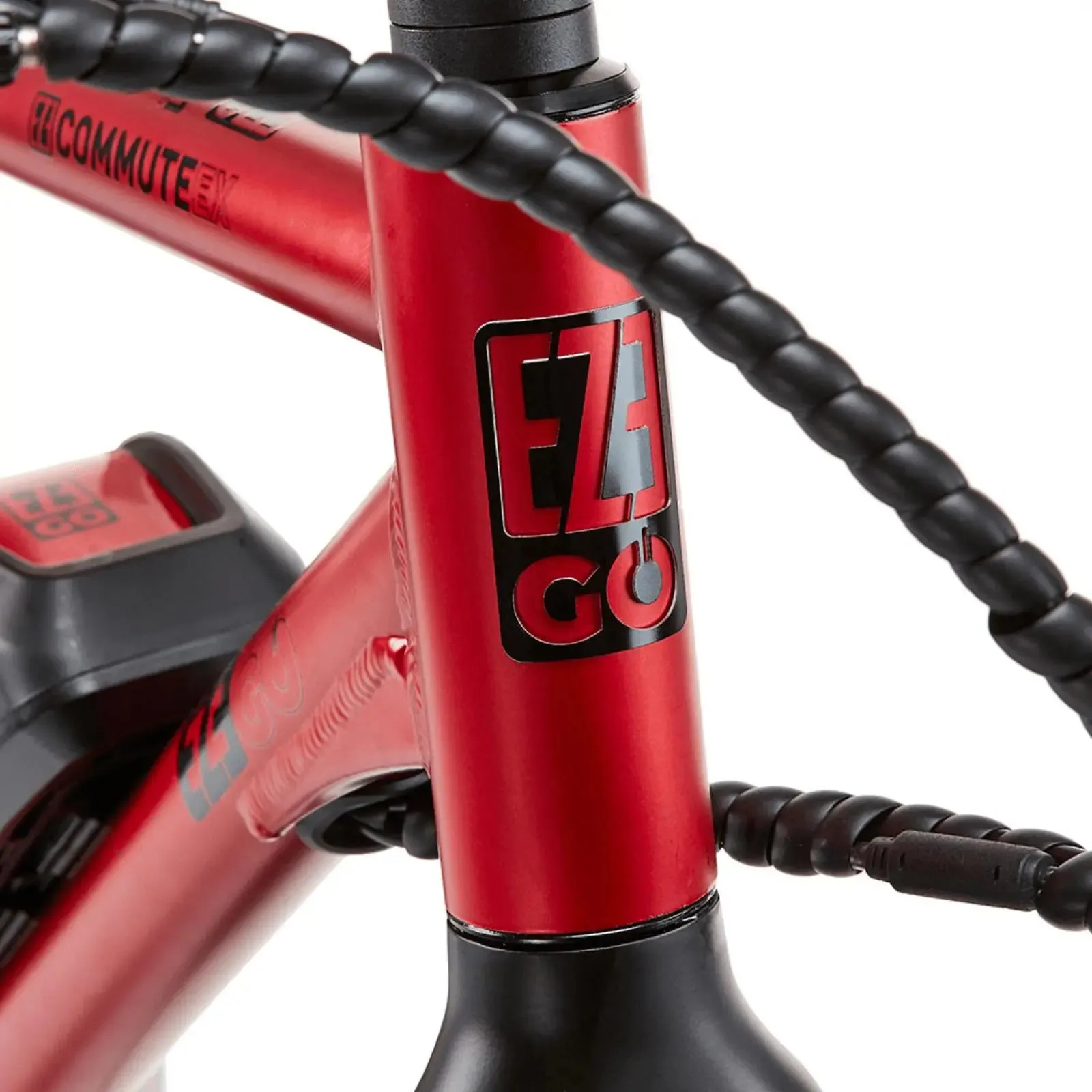 Ezego Commute EX Gents Electric Bike Matt Metallic Red 250W