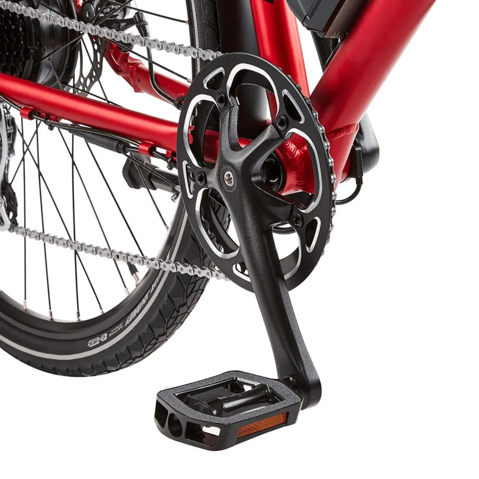 Ezego Commute EX Gents Electric Bike Matt Metallic Red 250W