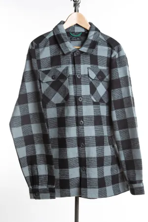 Flannel Overshirt - Grey