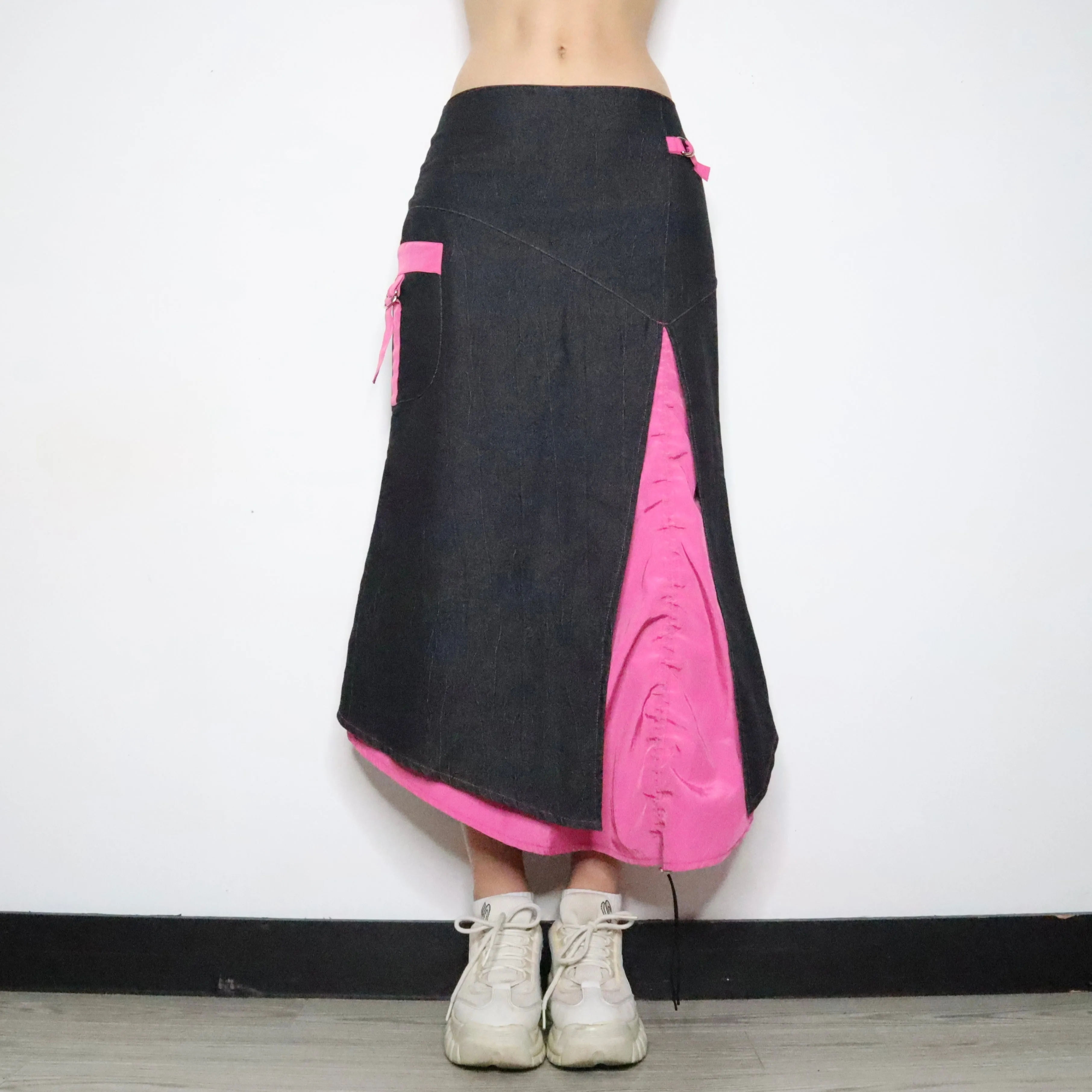 French Cargo Maxi Skirt (S-M)