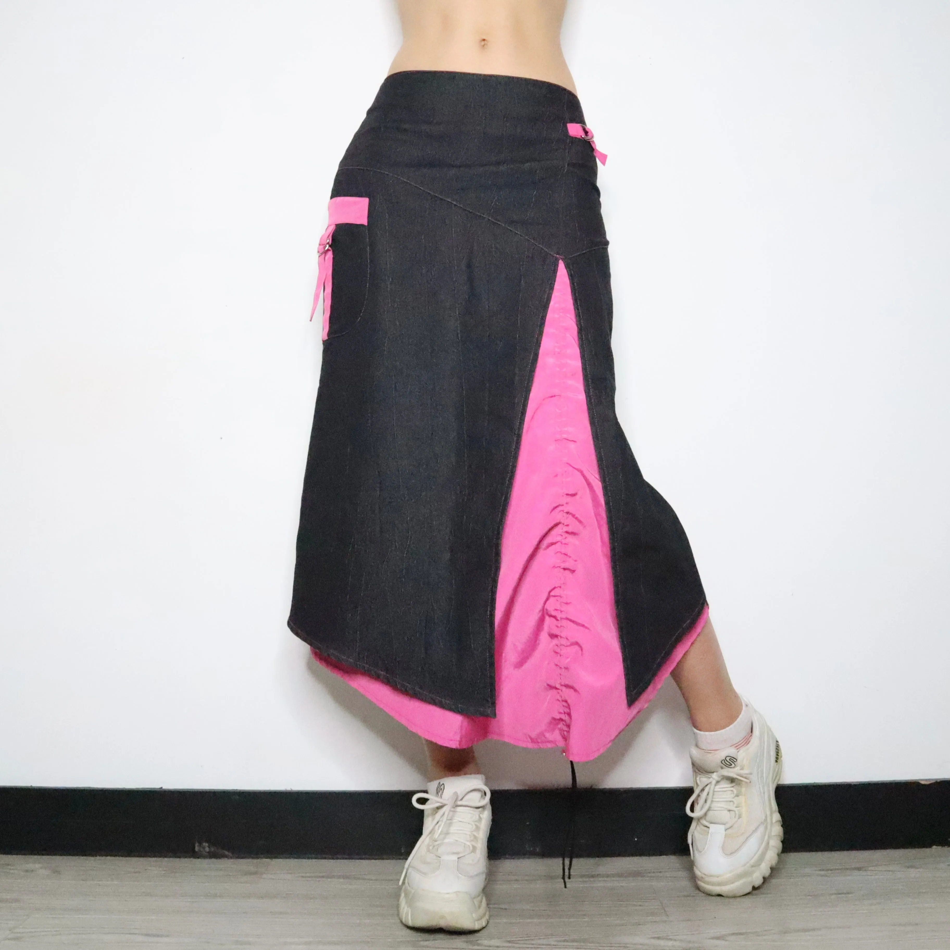 French Cargo Maxi Skirt (S-M)
