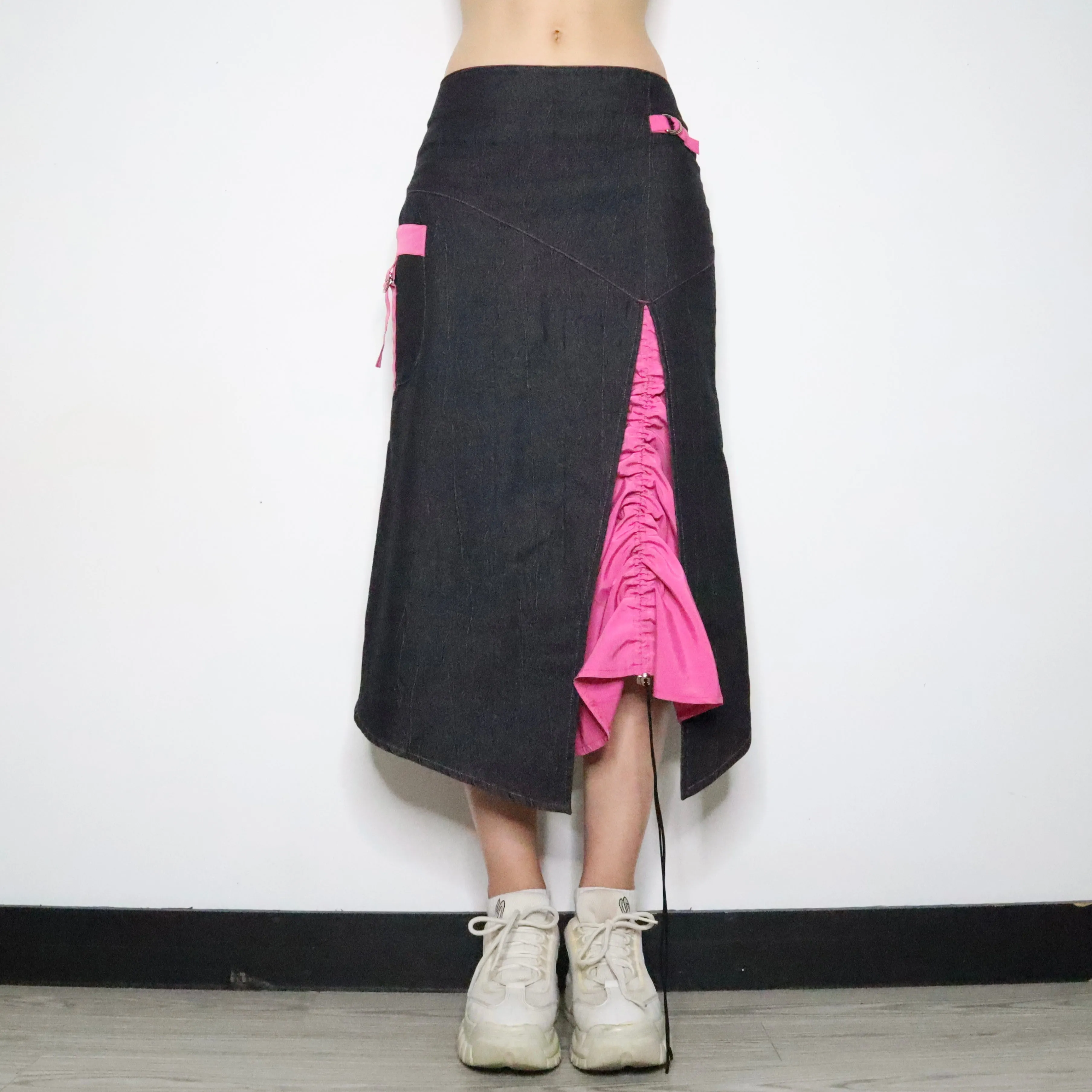 French Cargo Maxi Skirt (S-M)