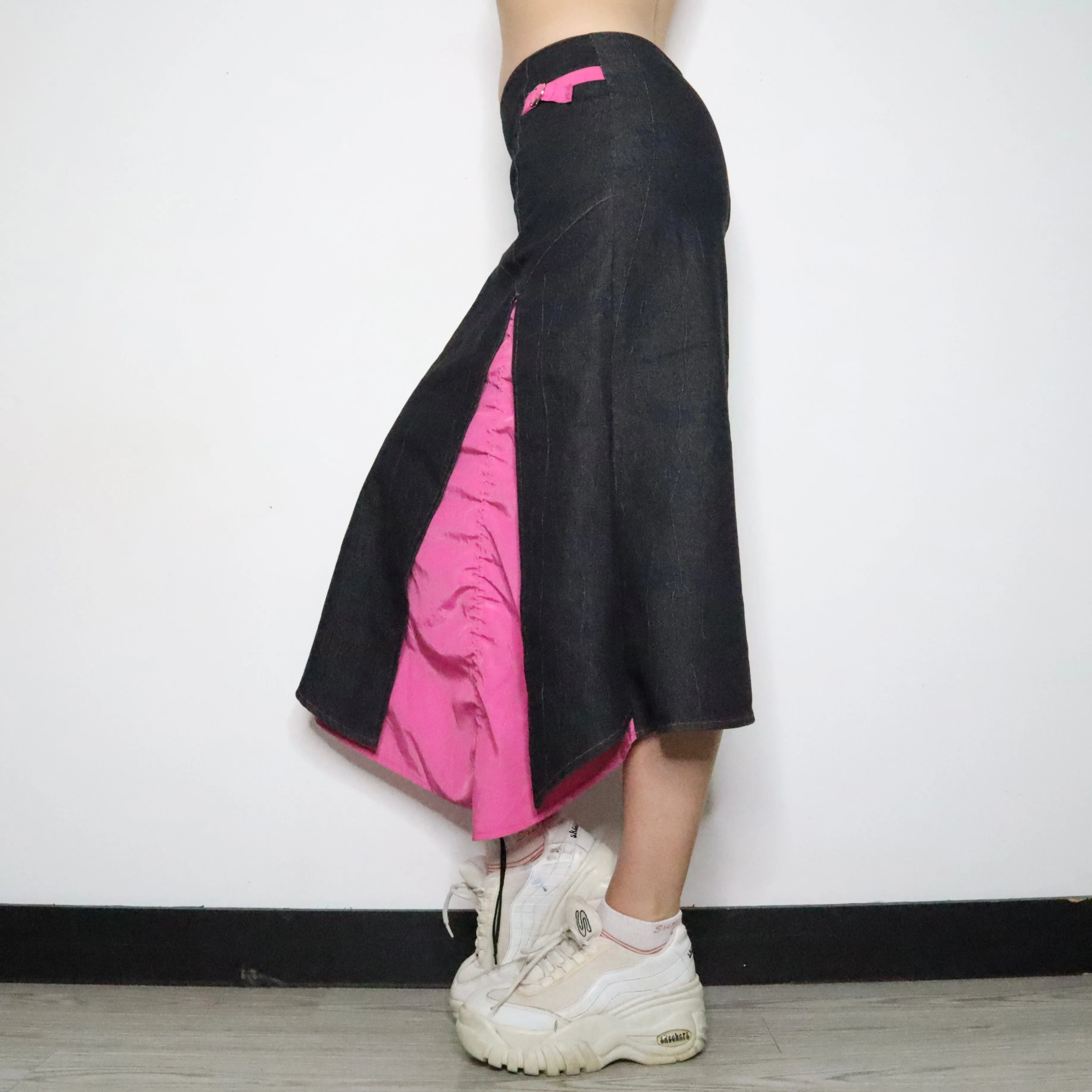 French Cargo Maxi Skirt (S-M)