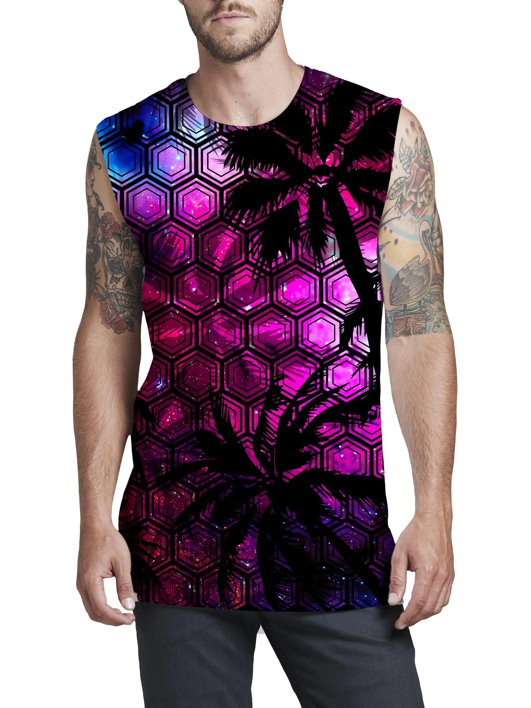 Galaxy In My Palm Men's Muscle Tank (Clearance)