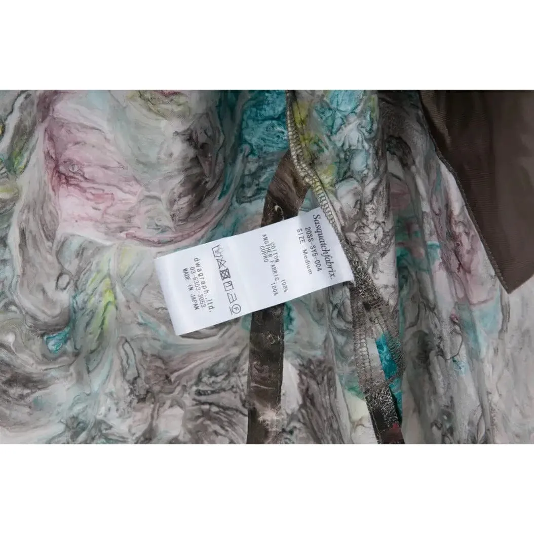 Grey Blue Printed Norihagashi Kimono