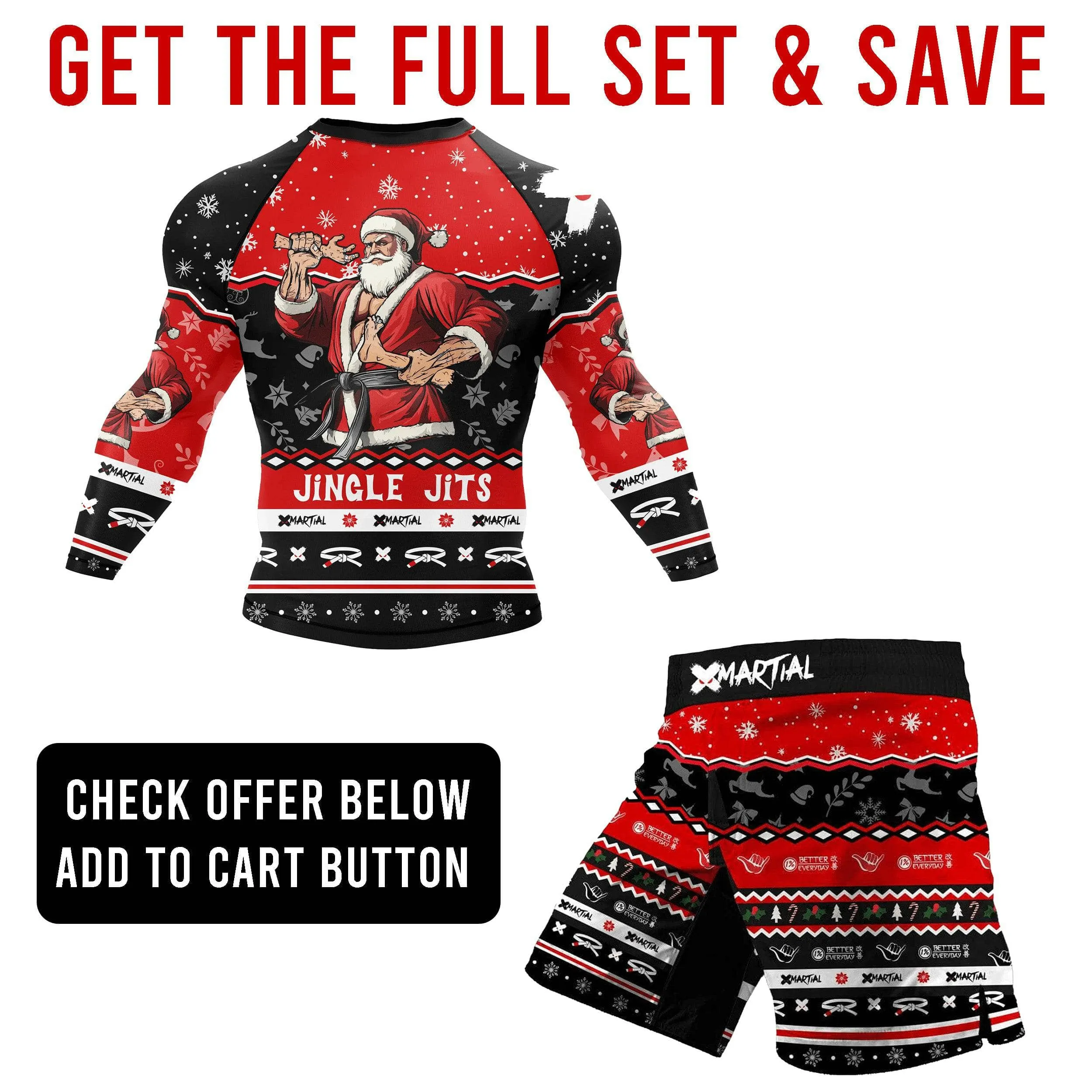 Jingle Jits BJJ Rash Guard