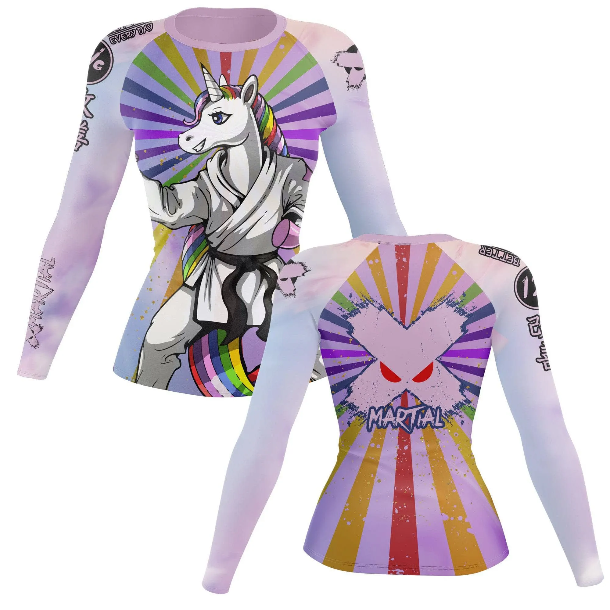 Jitsunicorn Women's BJJ Rash Guard