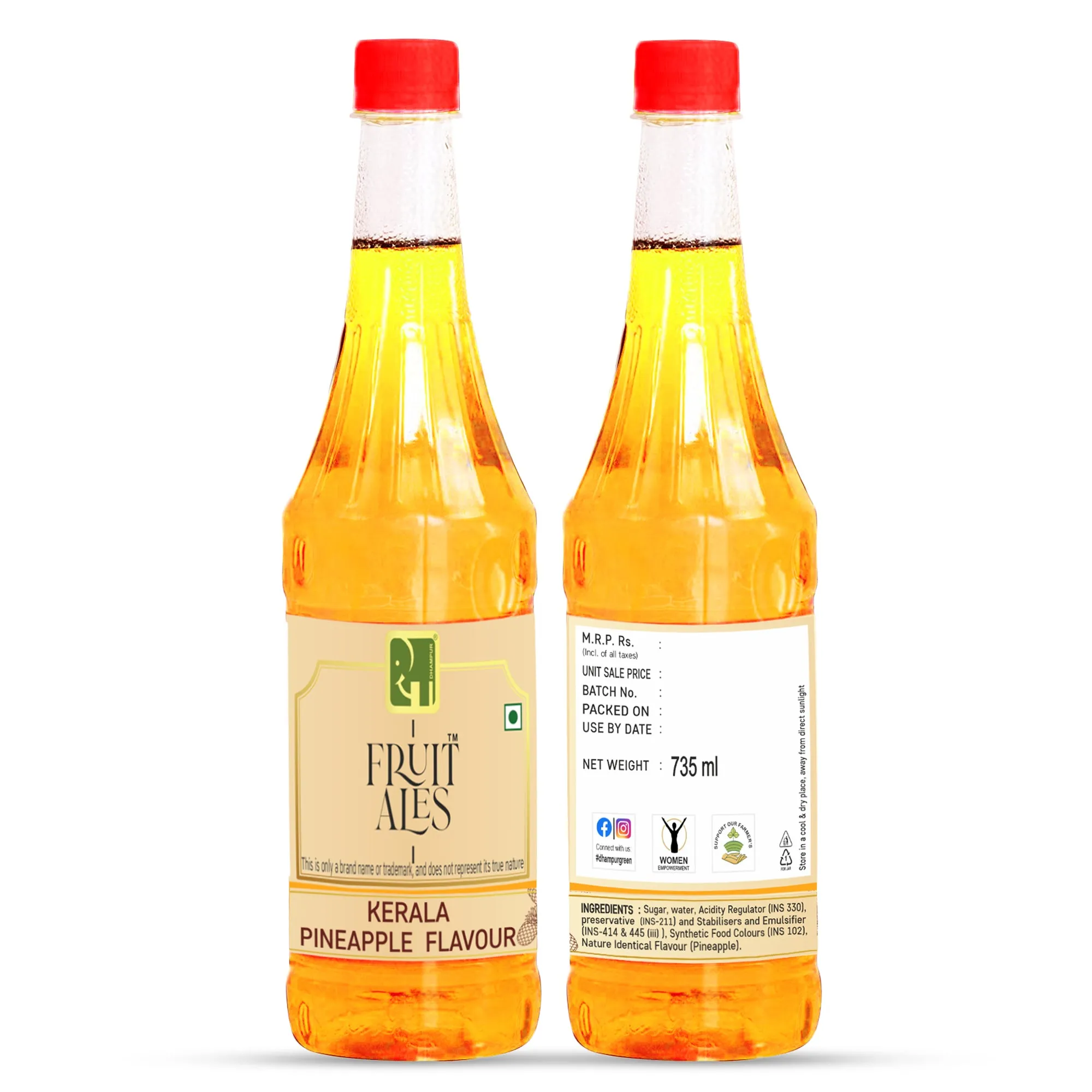 Kerala Pineapple Syrup 750ml