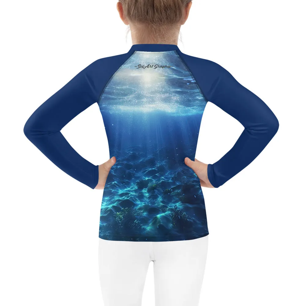 Kids Rash Guard Save the Seas