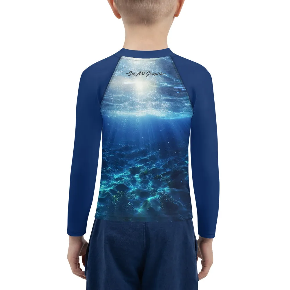 Kids Rash Guard Save the Seas