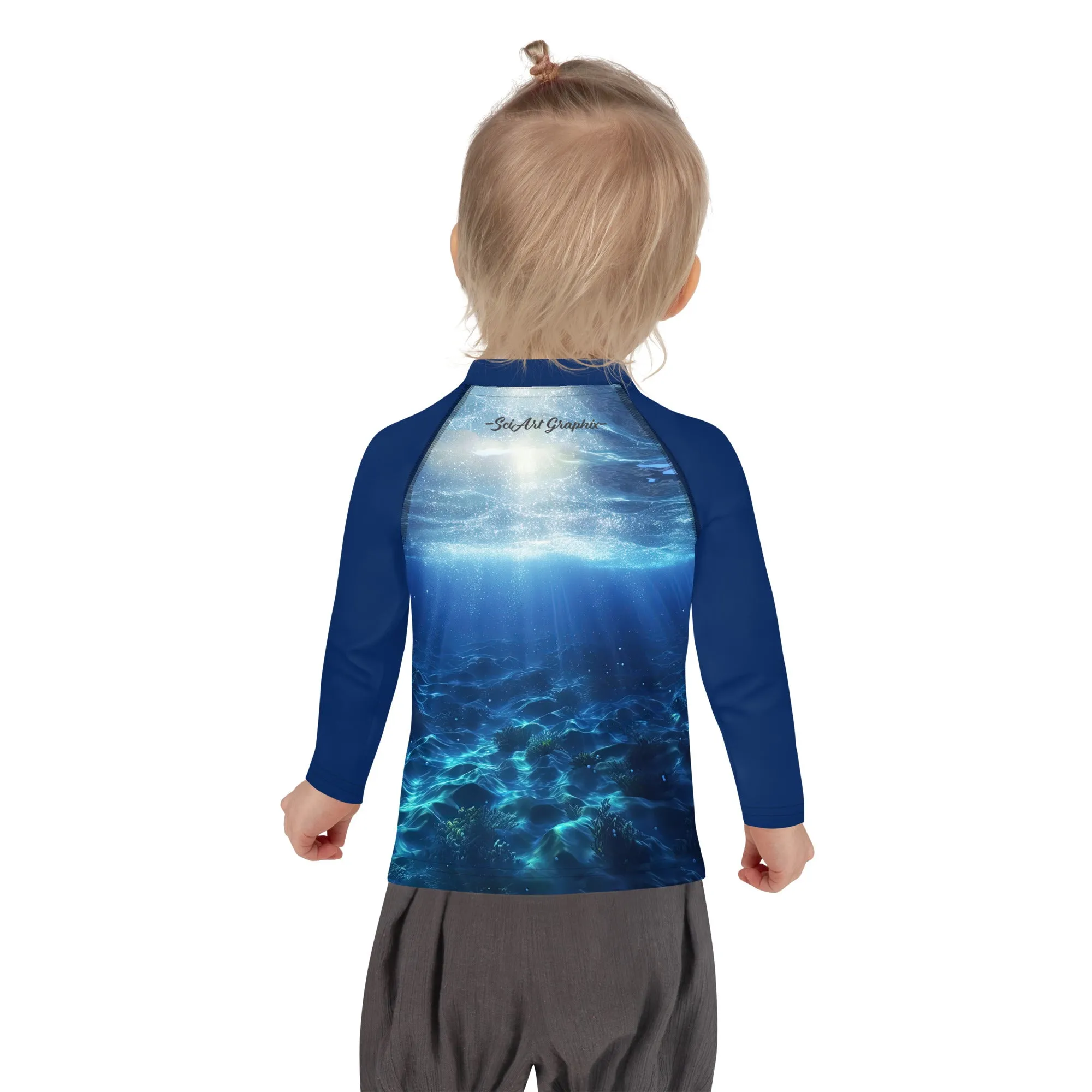 Kids Rash Guard Save the Seas
