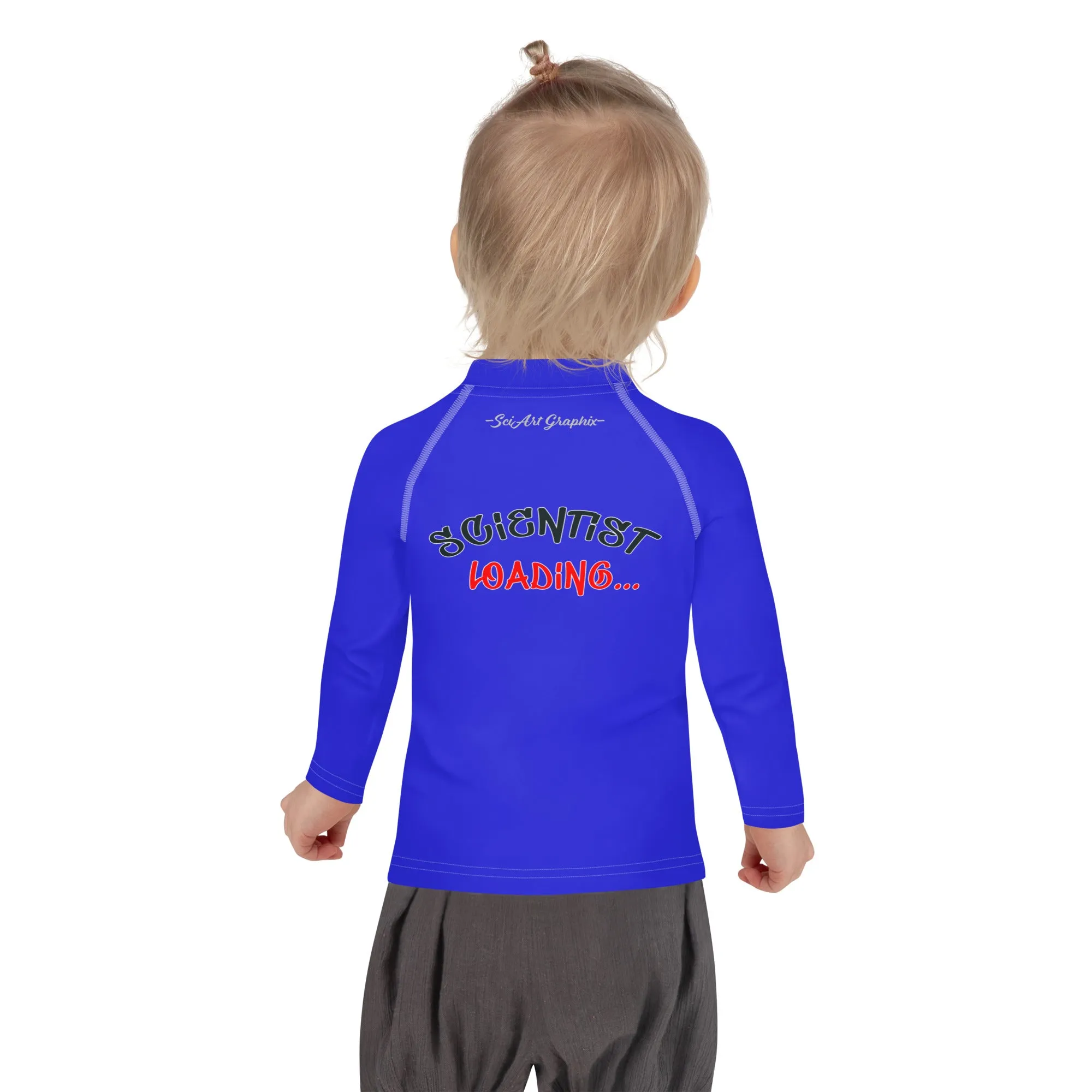 Kids Rash Guard Scientist Loading
