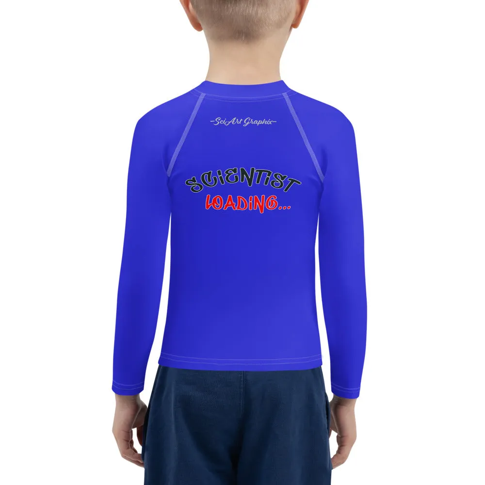 Kids Rash Guard Scientist Loading