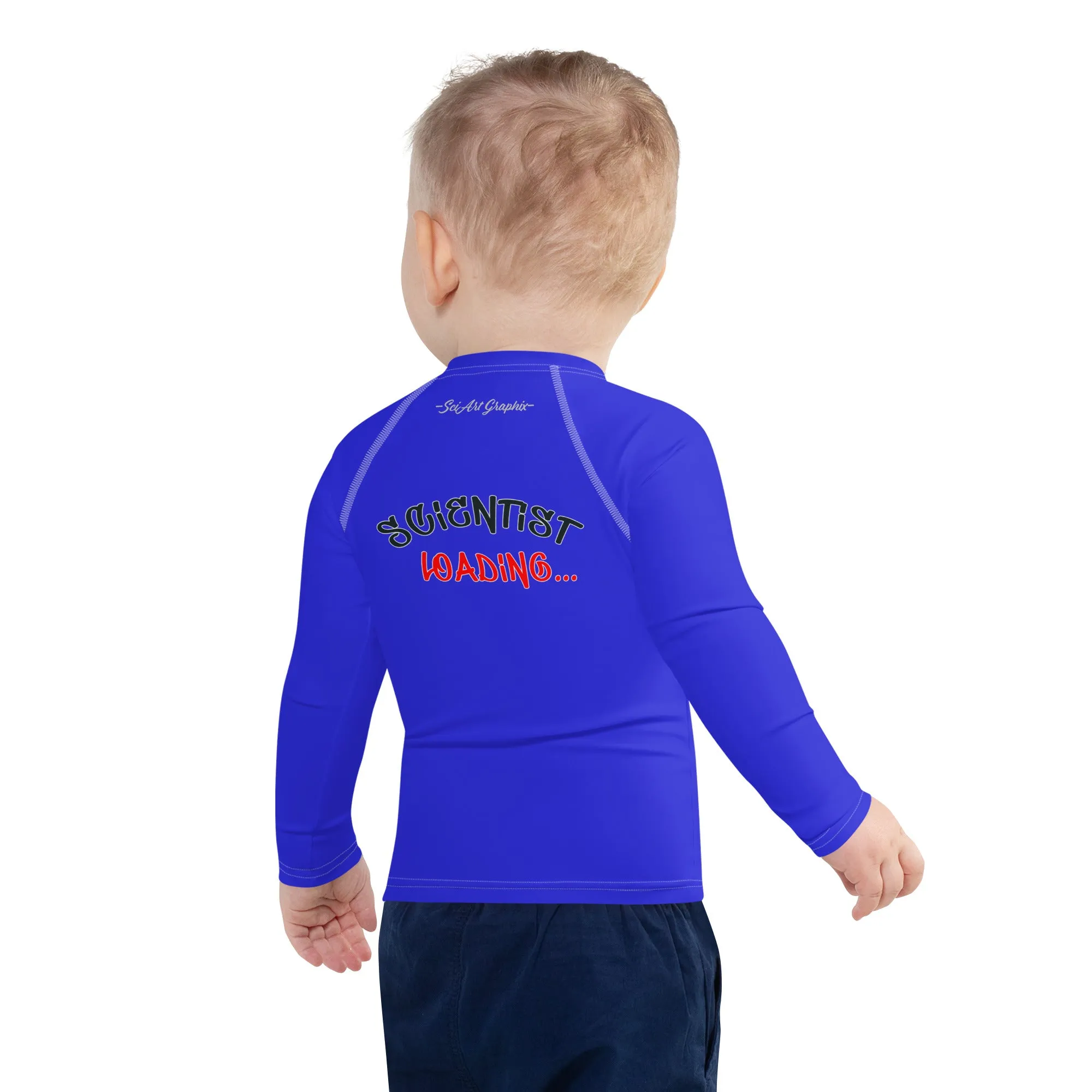 Kids Rash Guard Scientist Loading
