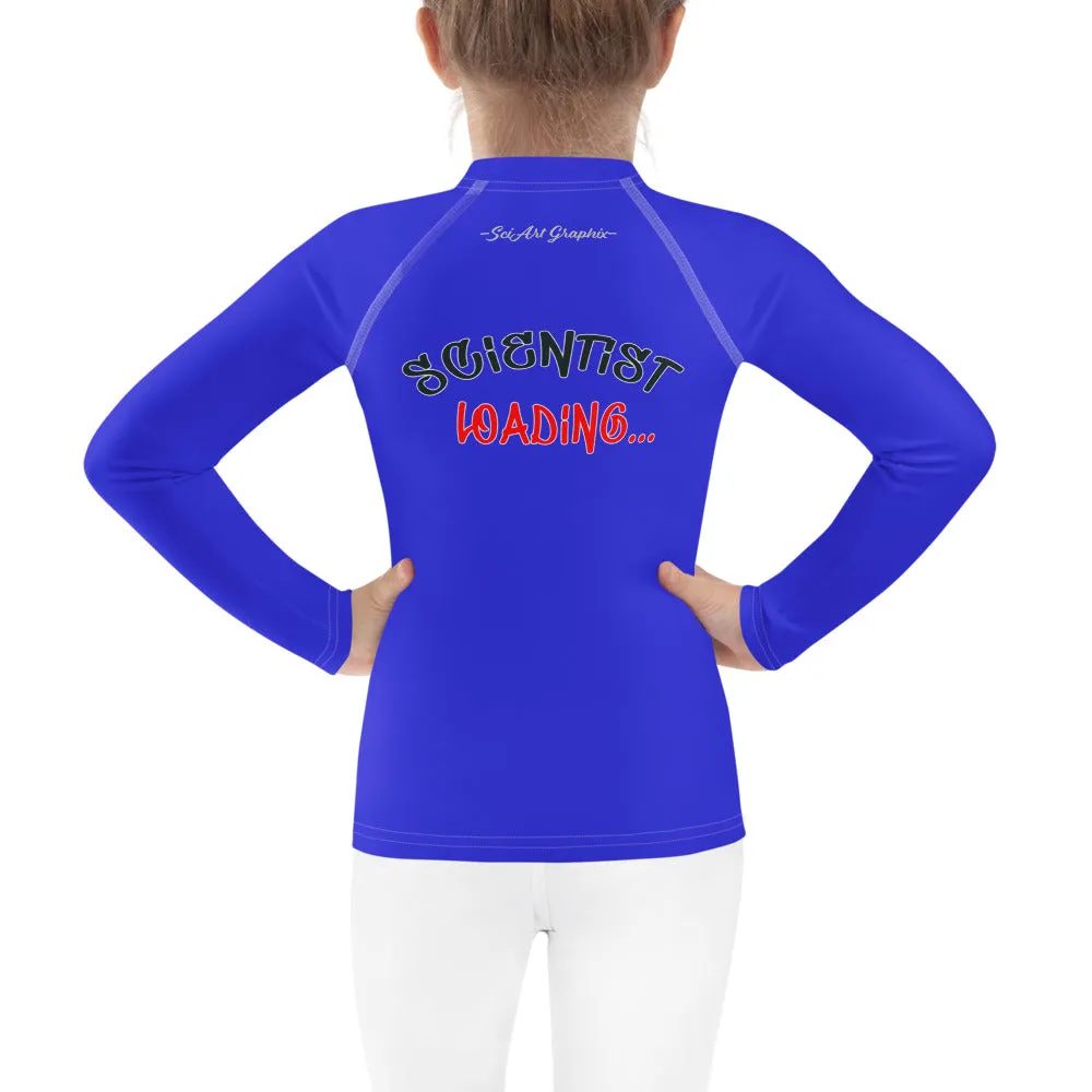 Kids Rash Guard Scientist Loading