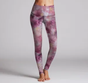 Leggings (Hi-Waist), Marble Pink