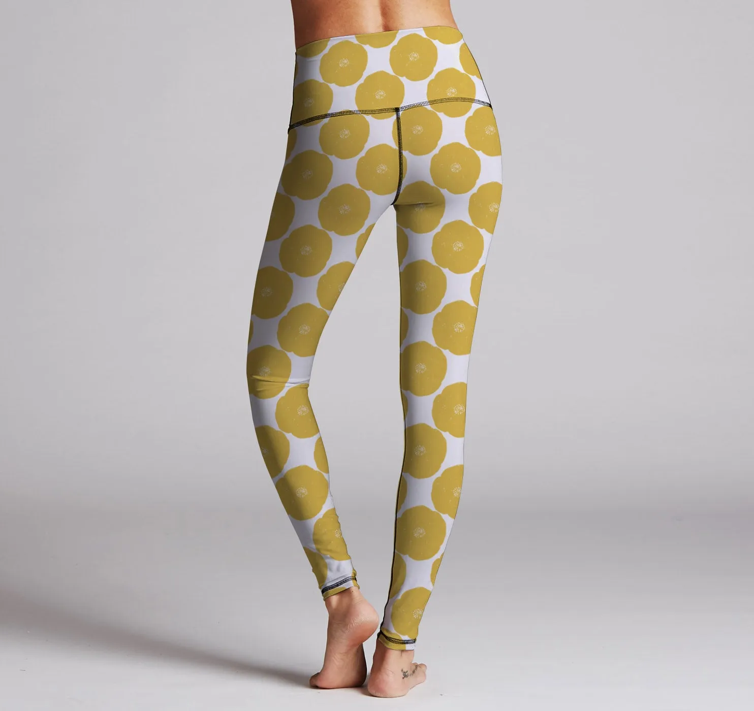 Leggings (Hi-Waist), Poppies